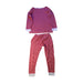 A Red Pyjama Sets from Petit Bateau in size 4T for girl. (Back View)