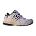 A White Sneakers from New Balance in size 7Y for boy. (Front View)