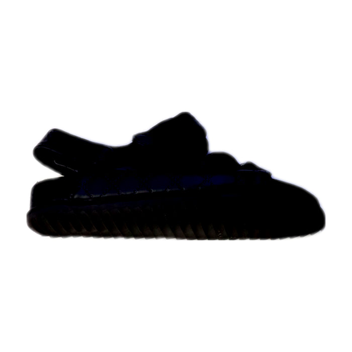 A Black Sandals from Lastella in size 5T for neutral. (Front View)