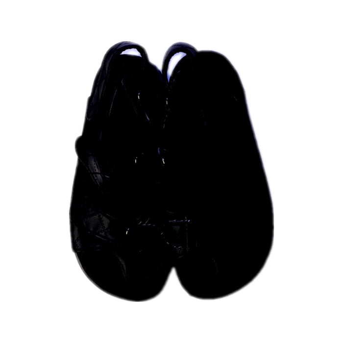 A Black Sandals from Lastella in size 5T for neutral. (Back View)