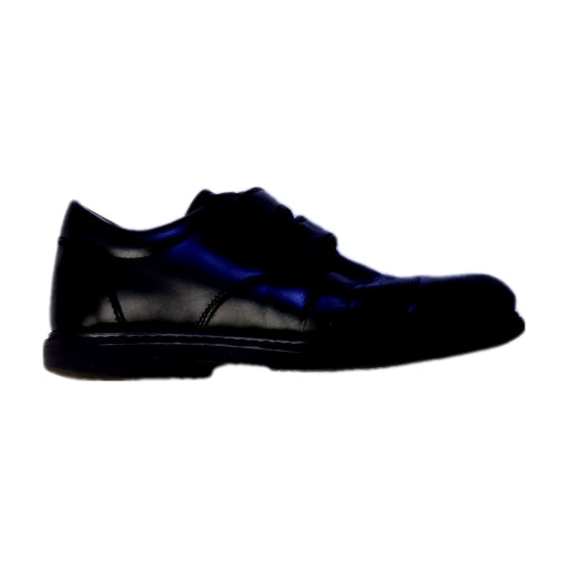 A Black Dress Shoes from Rossano in size 7Y for boy. (Front View)