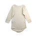 A Ivory Long Sleeve Bodysuits from Petit Bateau in size 12-18M for neutral. (Back View)