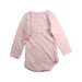 A Pink Long Sleeve Bodysuits from Petit Bateau in size 12-18M for girl. (Back View)