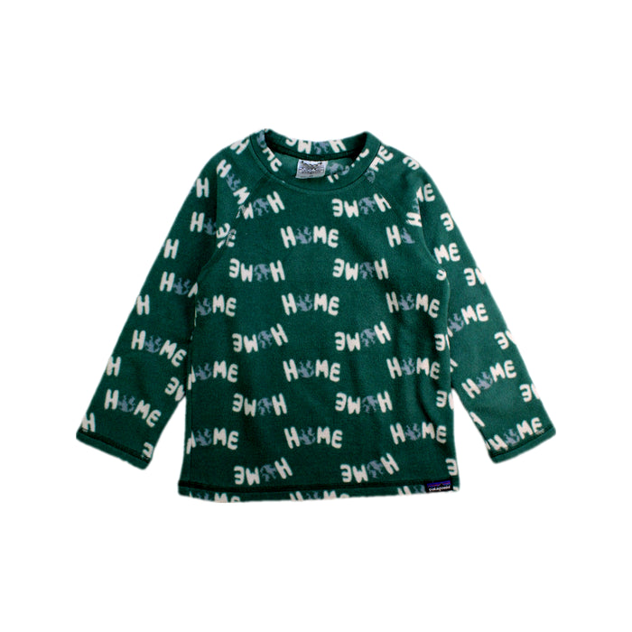 A Green Long Sleeve Tops from Patagonia in size 4T for boy. (Front View)