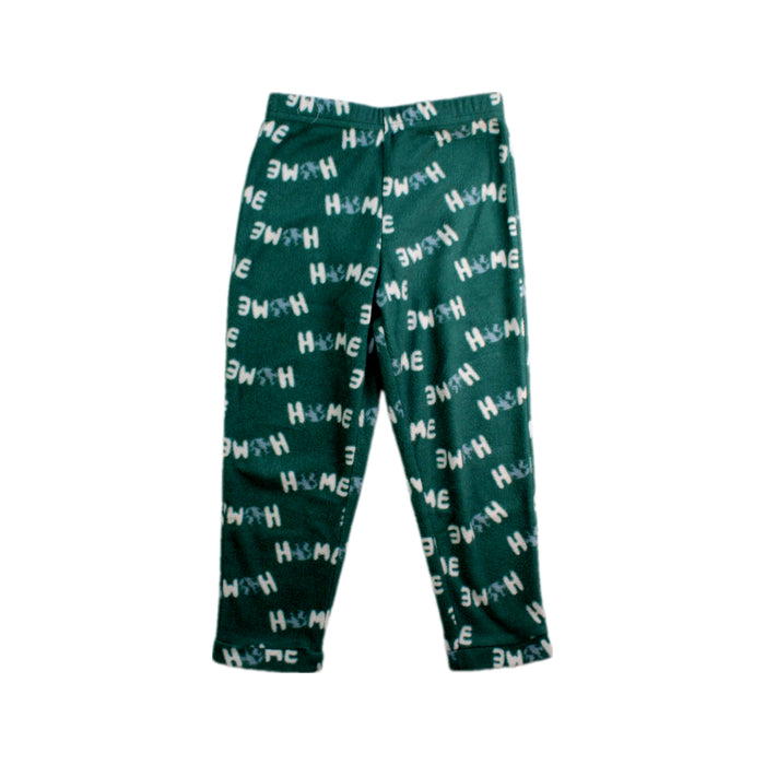 A Green Leggings from Patagonia in size 4T for boy. (Front View)