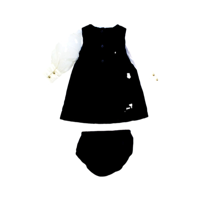 A Black Dress Sets from Janie & Jack in size 12-18M for girl. (Back View)