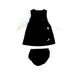 A Black Dress Sets from Janie & Jack in size 12-18M for girl. (Back View)