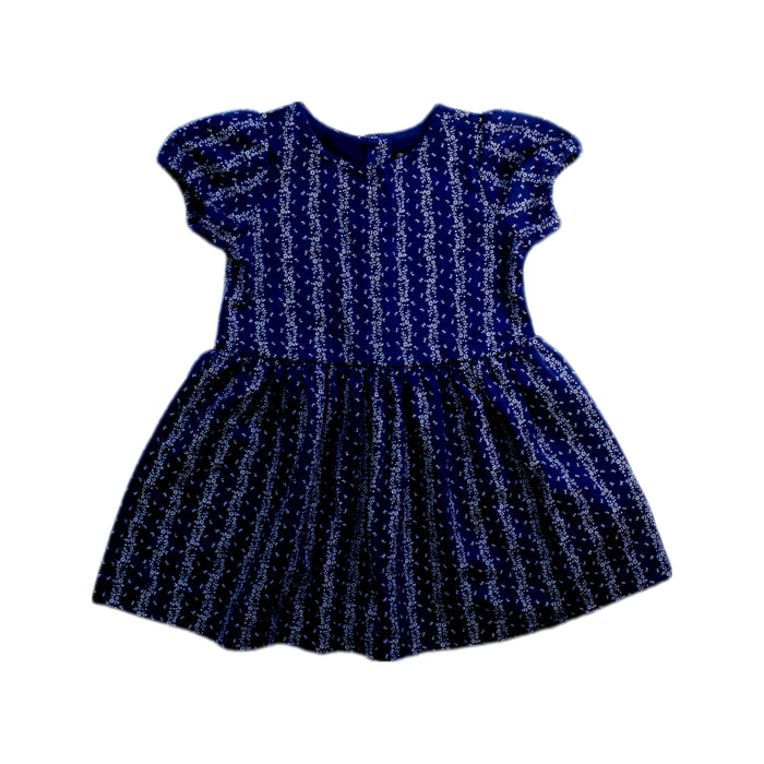 A Blue Short Sleeve Dresses from Ralph Lauren in size 6-12M for girl. (Front View)