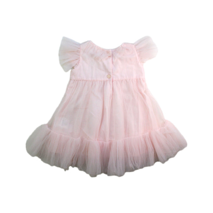 A Pink Short Sleeve Dresses from Tutu Du Monde in size 6-12M for girl. (Back View)