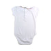 A White Short Sleeve Bodysuits from Jacadi in size 6T for girl. (Back View)