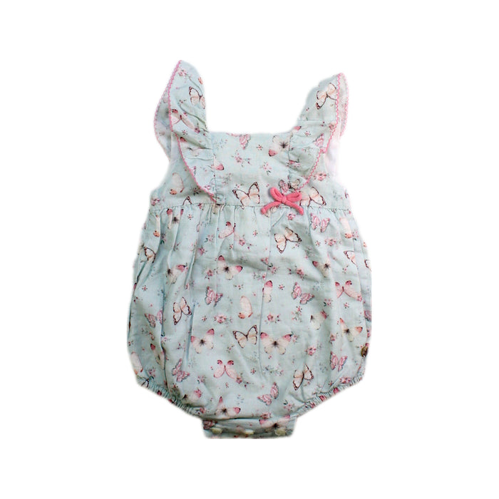 A Pink Sleeveless Rompers from Paz Rodriguez in size 0-3M for girl. (Front View)