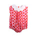 A Pink Sleeveless Rompers from Jacadi in size 6-12M for girl. (Front View)