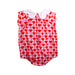 A Pink Sleeveless Rompers from Jacadi in size 6-12M for girl. (Back View)