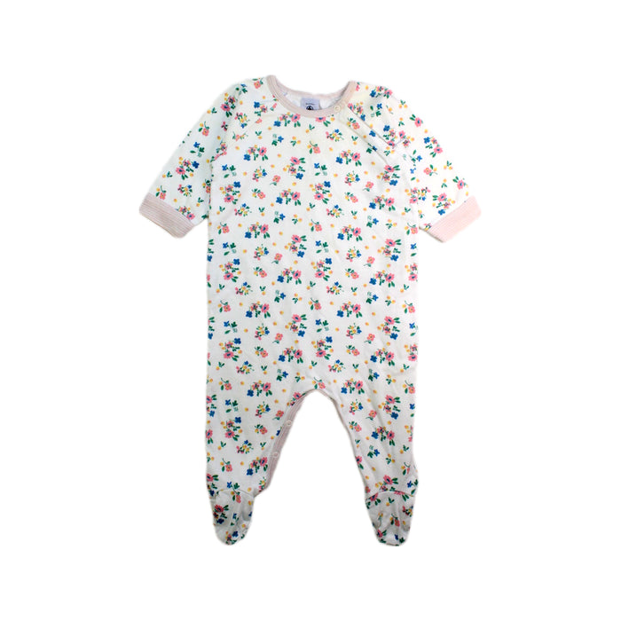 A Multicolour Onesies from Petit Bateau in size 3-6M for girl. (Front View)