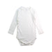 A White Long Sleeve Bodysuits from Petit Bateau in size 12-18M for neutral. (Front View)