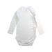 A White Long Sleeve Bodysuits from Petit Bateau in size 12-18M for neutral. (Back View)