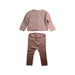 A Pink Pants Sets from Bonpoint in size 3-6M for girl. (Back View)