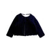 A Navy Lightweight Jackets from Petit Bateau in size 12-18M for girl. (Front View)