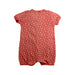 A Orange Short Sleeve Rompers from Petit Bateau in size 0-3M for girl. (Back View)