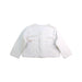 A White Cardigans from Petit Bateau in size 6-12M for girl. (Back View)