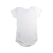 A White Short Sleeve Bodysuits from Petit Bateau in size 6-12M for girl. (Back View)