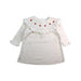 A Ivory Sweater Dresses from Janie & Jack in size 3-6M for girl. (Front View)