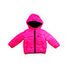A Pink Puffer/Quilted Jackets from Nike in size 6-12M for girl. (Front View)