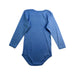 A Blue Long Sleeve Bodysuits from Petit Bateau in size 18-24M for neutral. (Back View)