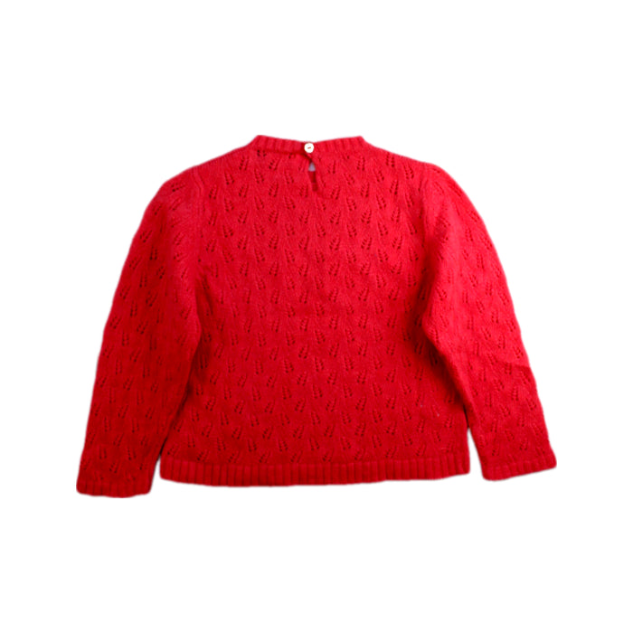 A Red Knit Sweaters from Pili Carrera in size 12-18M for girl. (Back View)