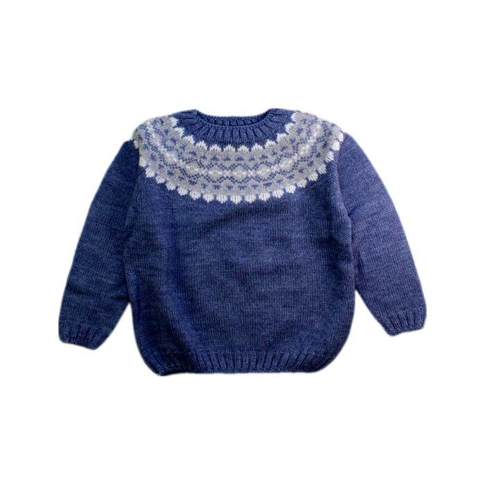 A Blue Knit Sweaters from Fina Ejerique in size 3T for girl. (Front View)