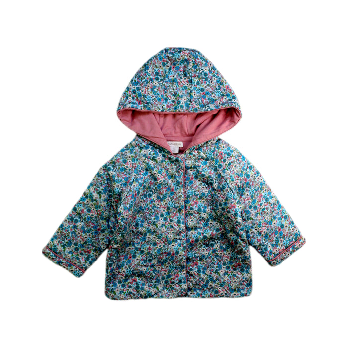 A Multicolour Puffer/Quilted Coats & Outerwear from Monsoon in size 6-12M for girl. (Front View)