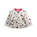 A White Buttoned Sweatshirts from Ralph Lauren in size 6-12M for girl. (Front View)