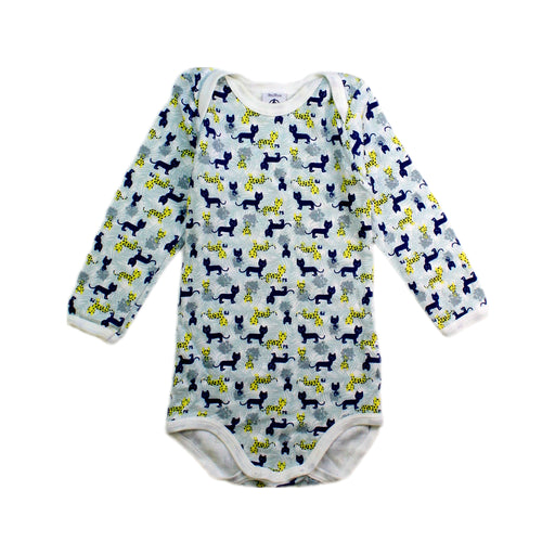 A Multicolour Long Sleeve Bodysuits from Petit Bateau in size 12-18M for boy. (Front View)