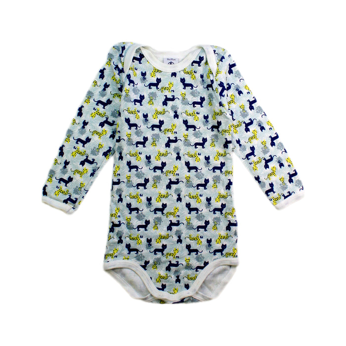 A Multicolour Long Sleeve Bodysuits from Petit Bateau in size 12-18M for boy. (Front View)