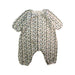 A White Long Sleeve Rompers from Petit Bateau in size 6-12M for girl. (Front View)