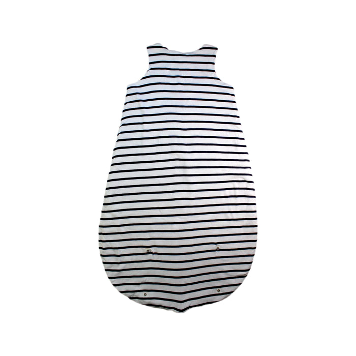 A White Sleepsacs from Petit Bateau in size 12-18M for neutral. (Back View)