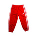 A Red Active Pants from Adidas in size 3T for neutral. (Front View)
