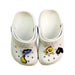 A White Slip Ons from Crocs in size 18-24M for neutral. (Back View)