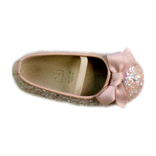 A Pink Flats from Babywalker in size 18-24M for girl. (Front View)