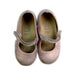 A Metallic Flats from Babywalker in size 18-24M for girl. (Back View)