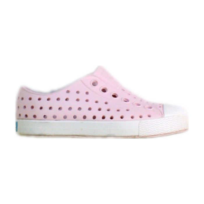 A Pink Sneakers from Native Shoes in size 18-24M for girl. (Front View)