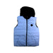A Navy Outerwear Vests from Jacadi in size 10Y for boy. (Back View)