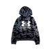 A Black Hooded Sweatshirts from Under Armour in size 10Y for boy. (Front View)