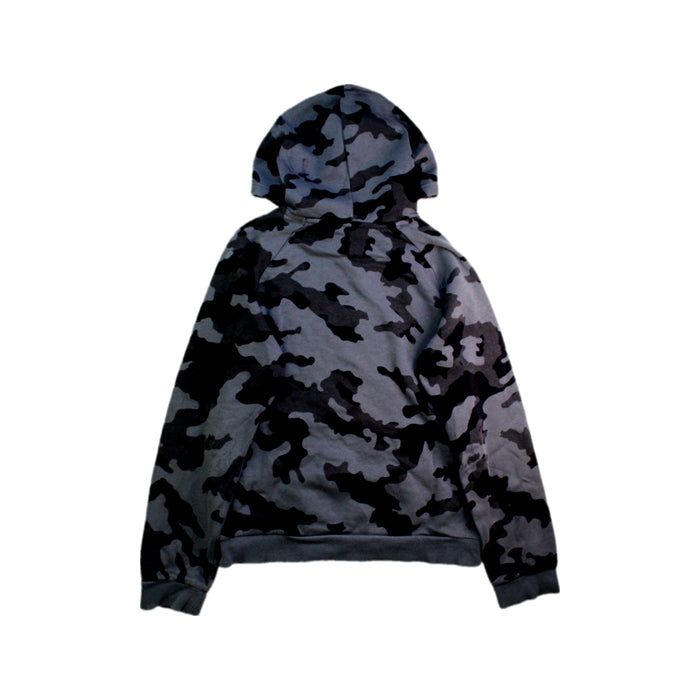 A Black Hooded Sweatshirts from Under Armour in size 10Y for boy. (Back View)