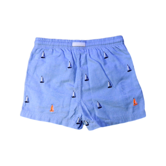 A Blue Shorts from Jacadi in size 4T for boy. (Back View)