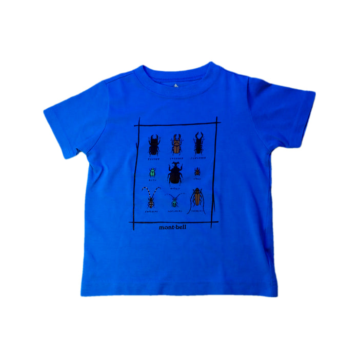 A Blue Short Sleeve T Shirts from Mont-bell in size 2T for neutral. (Front View)