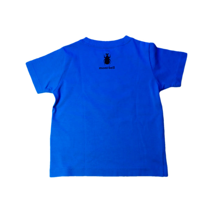 A Blue Short Sleeve T Shirts from Mont-bell in size 2T for neutral. (Back View)
