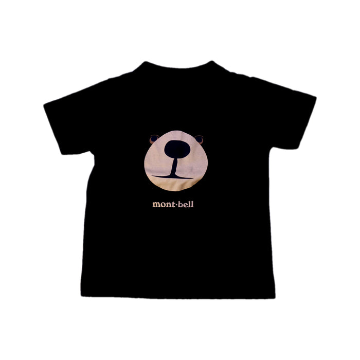 A Black Short Sleeve T Shirts from Mont-bell in size 2T for neutral. (Front View)
