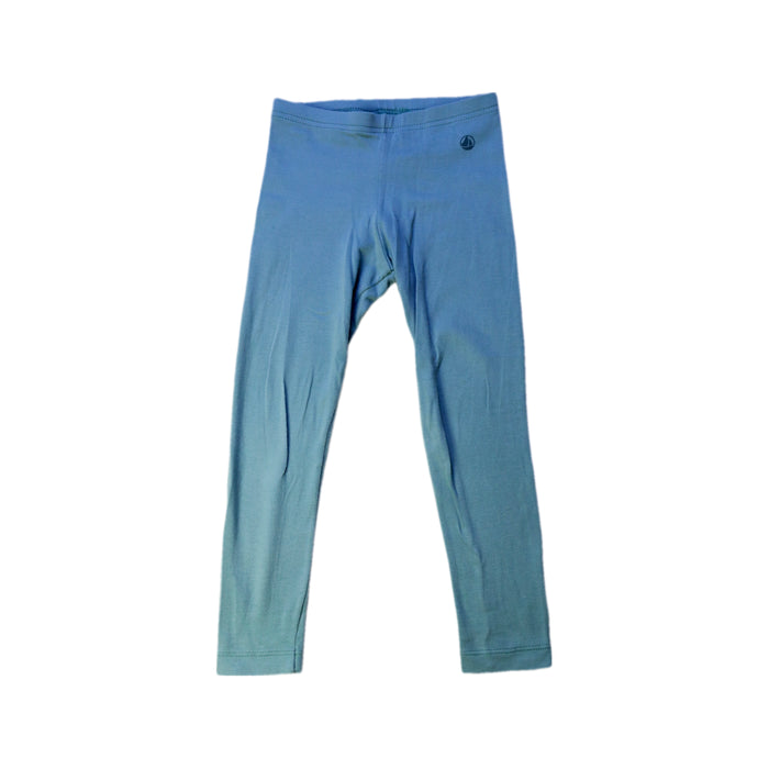 A Blue Leggings from Petit Bateau in size 4T for neutral. (Front View)
