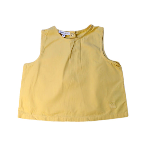A Yellow Sleeveless Tops from Liewood in size 3T for girl. (Front View)